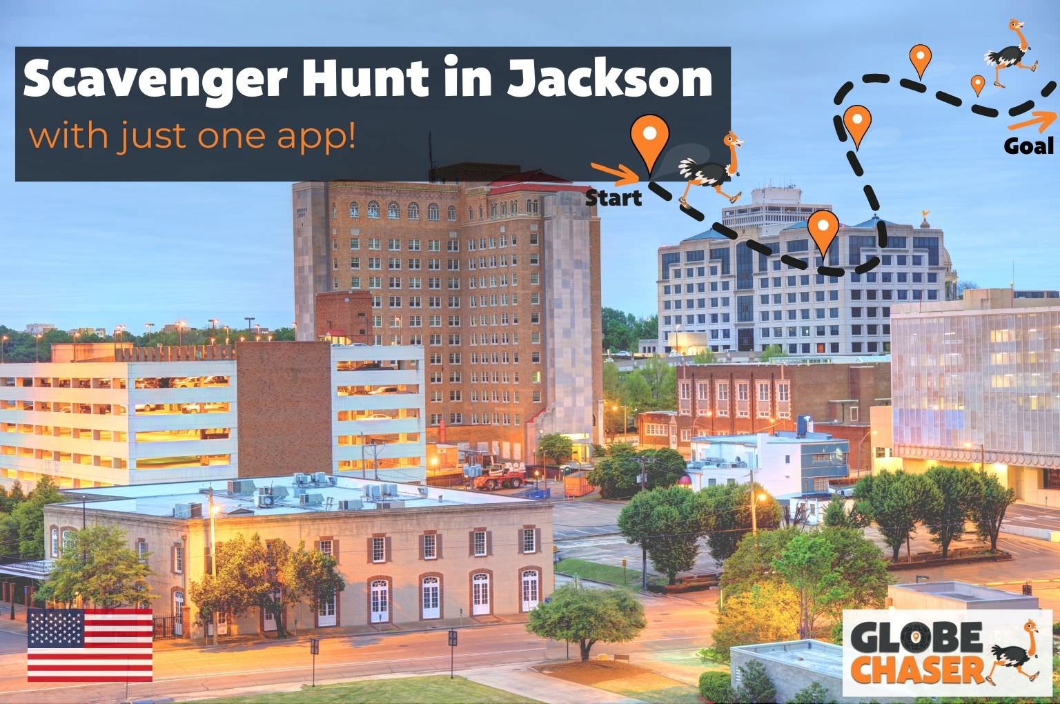 Scavenger Hunt in Jackson, USA - Family Activities with the Globe Chaser App for Outdoor Fun