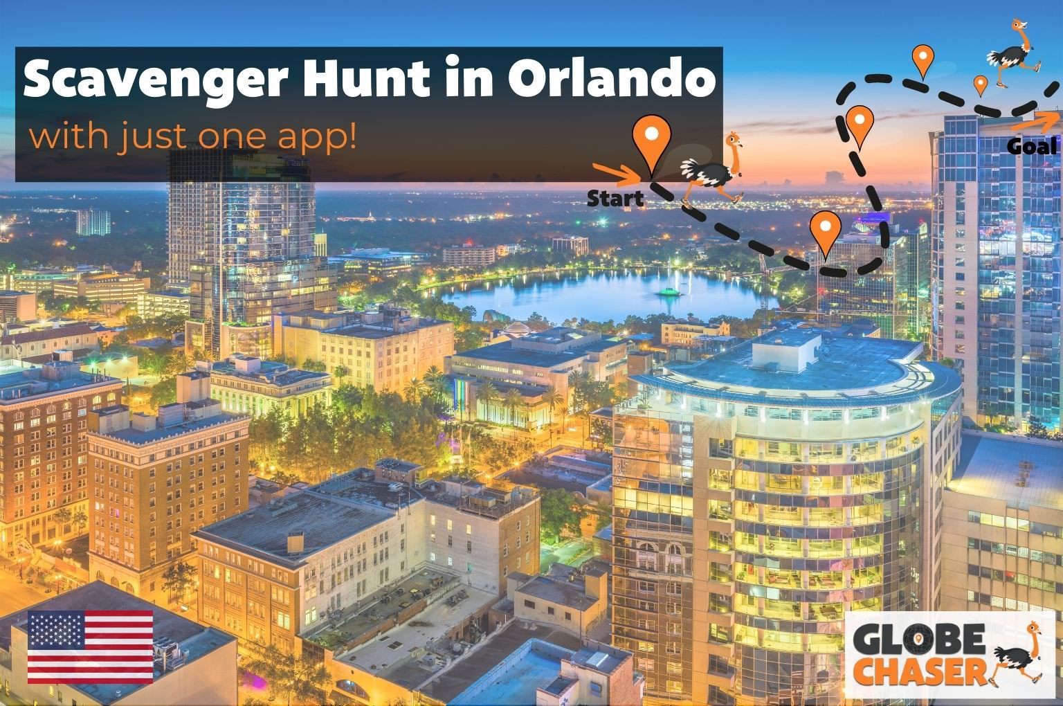 Scavenger Hunt in Orlando, USA - Family Activities with the Globe Chaser App for Outdoor Fun